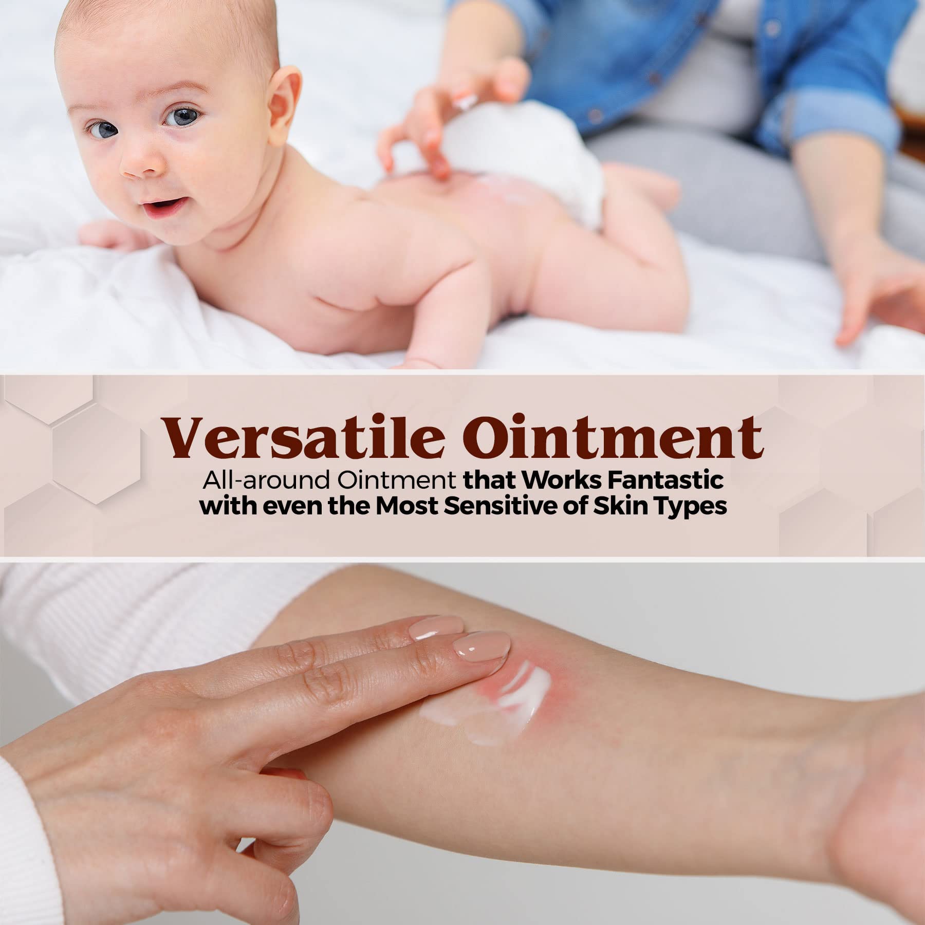 MEDca multipurpose moisturizer for dry hands and rough feet year-round hydration.