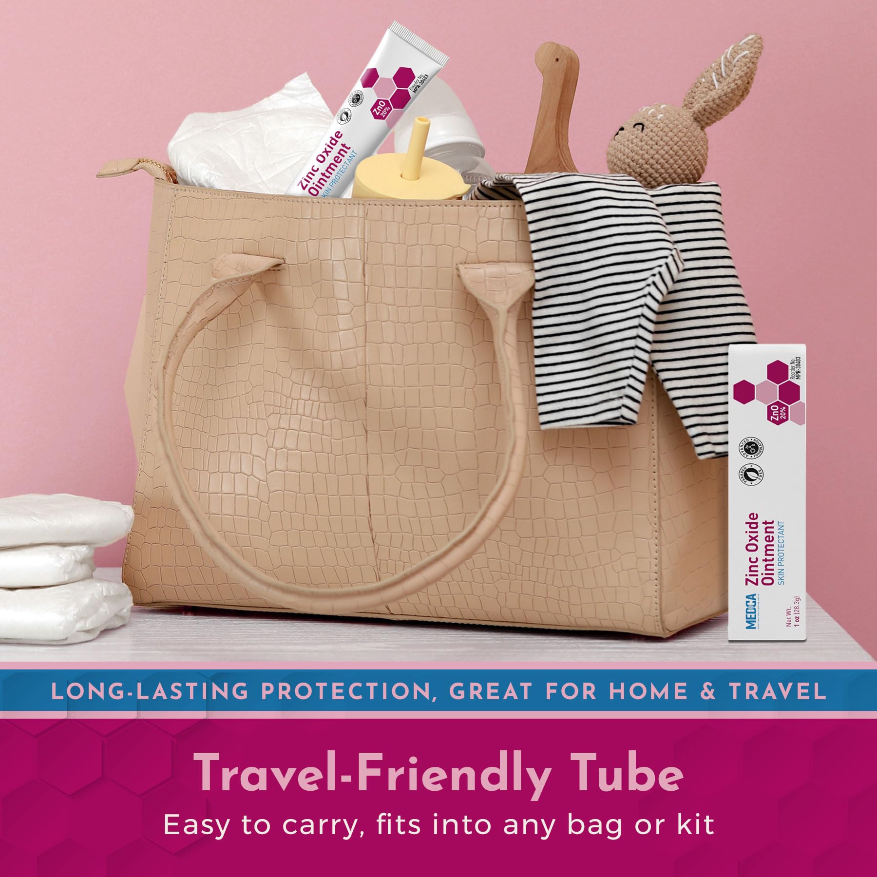MEDca overnight barrier protection helps skin stay dry