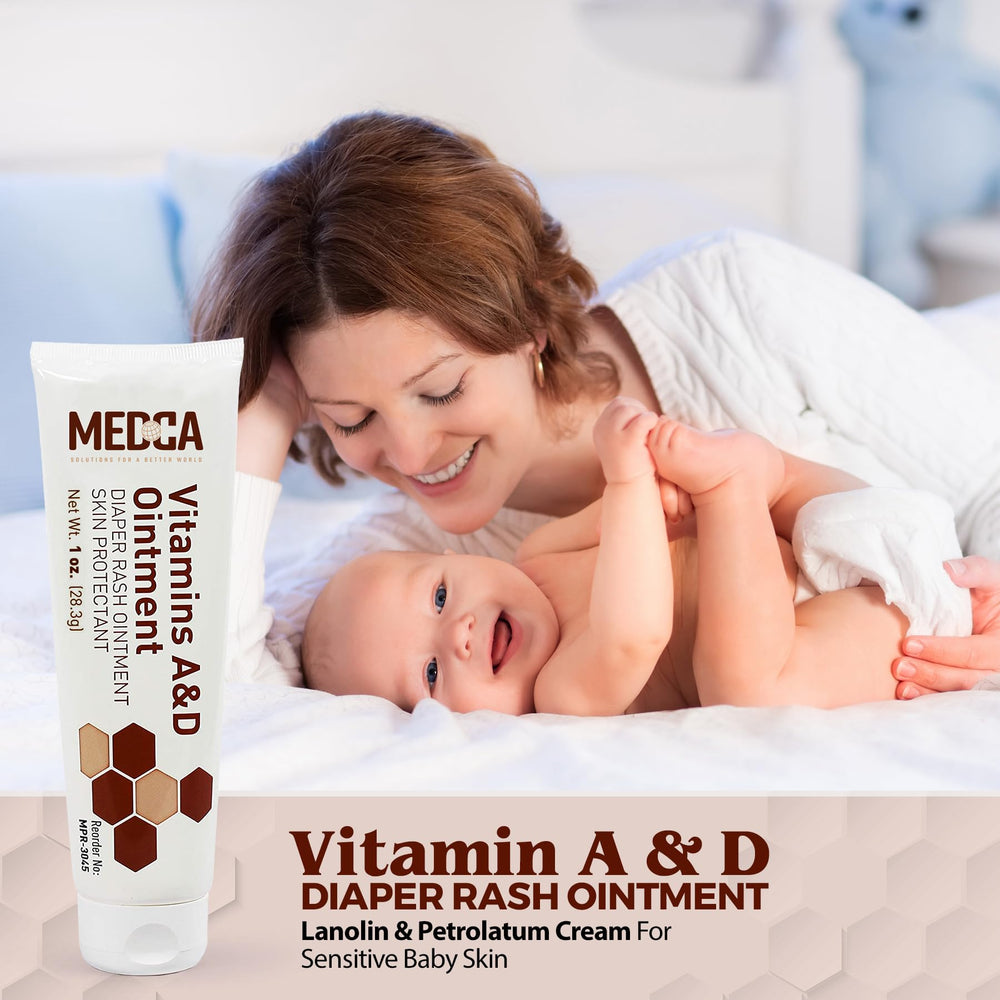 MEDca travel-size tube offers convenient diaper rash relief on the go.