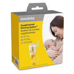 Medela 00901S Supplemental Nursing System setup with components for easy feeding.