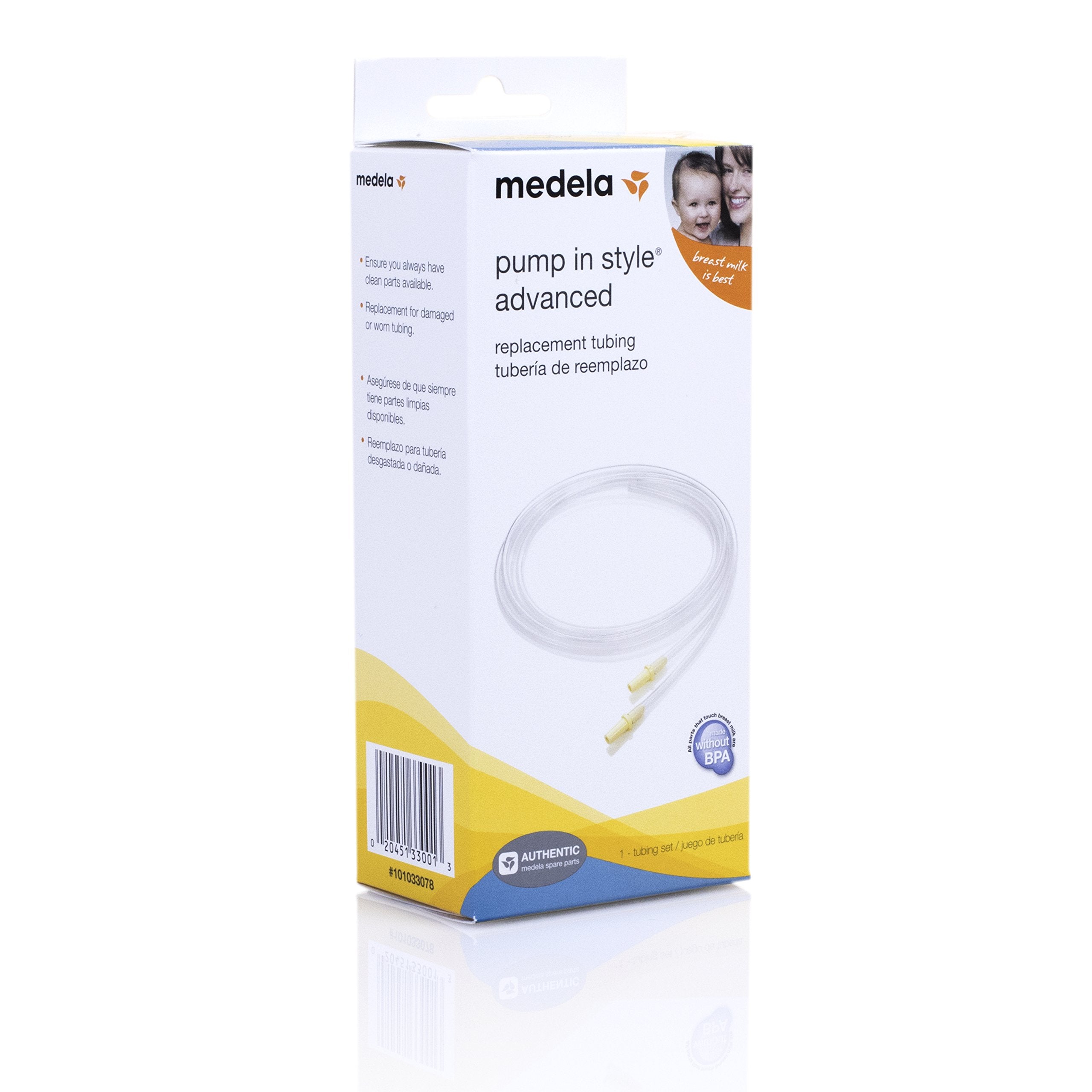 Medela BPA-free tubing helps you continue breast milk sessions with peace of mind.