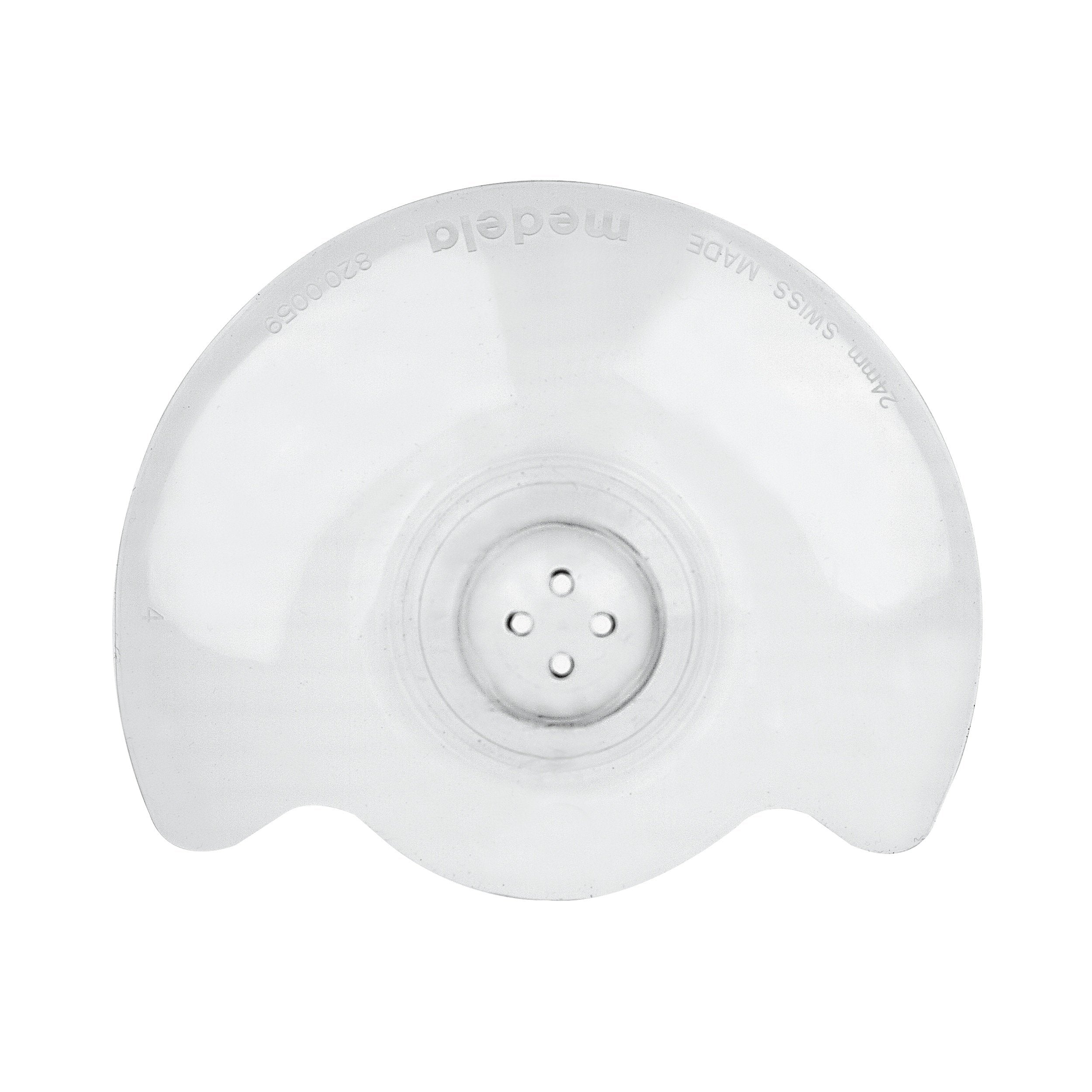 Medela contact nipple shield 24mm close-up soft silicone for comfort