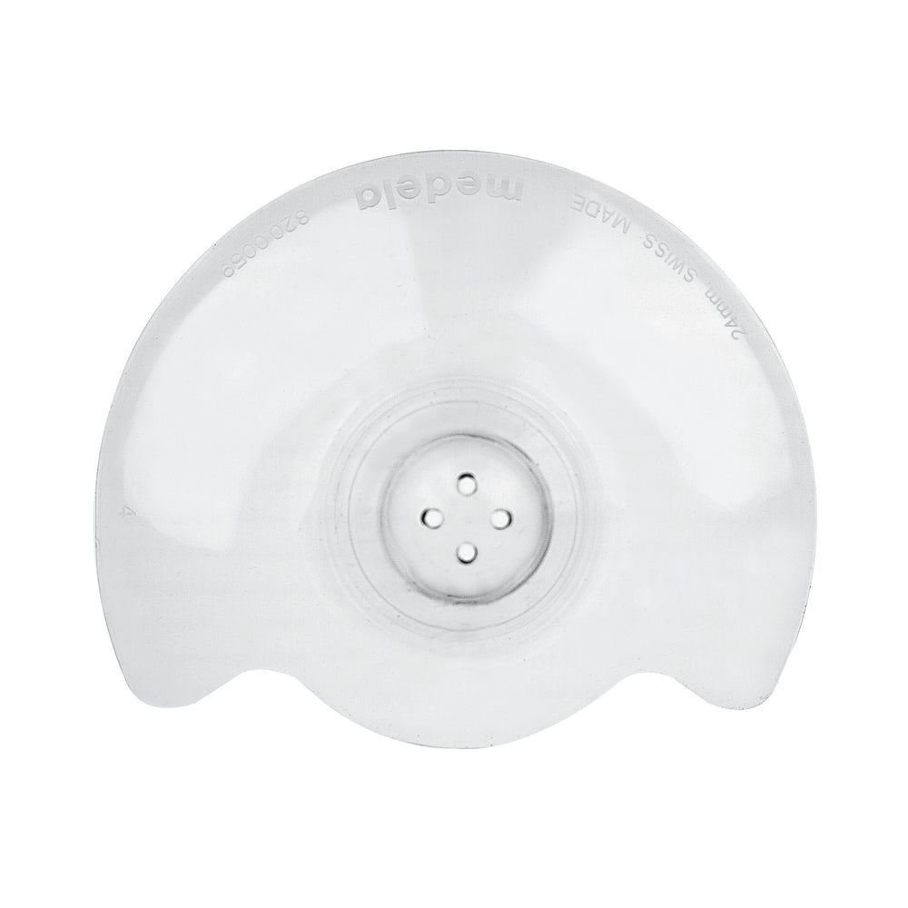 Medela contact nipple shield 24mm close-up soft silicone for comfort