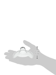 Medela contact nipple shield 24mm in use demonstrates skin to skin contact