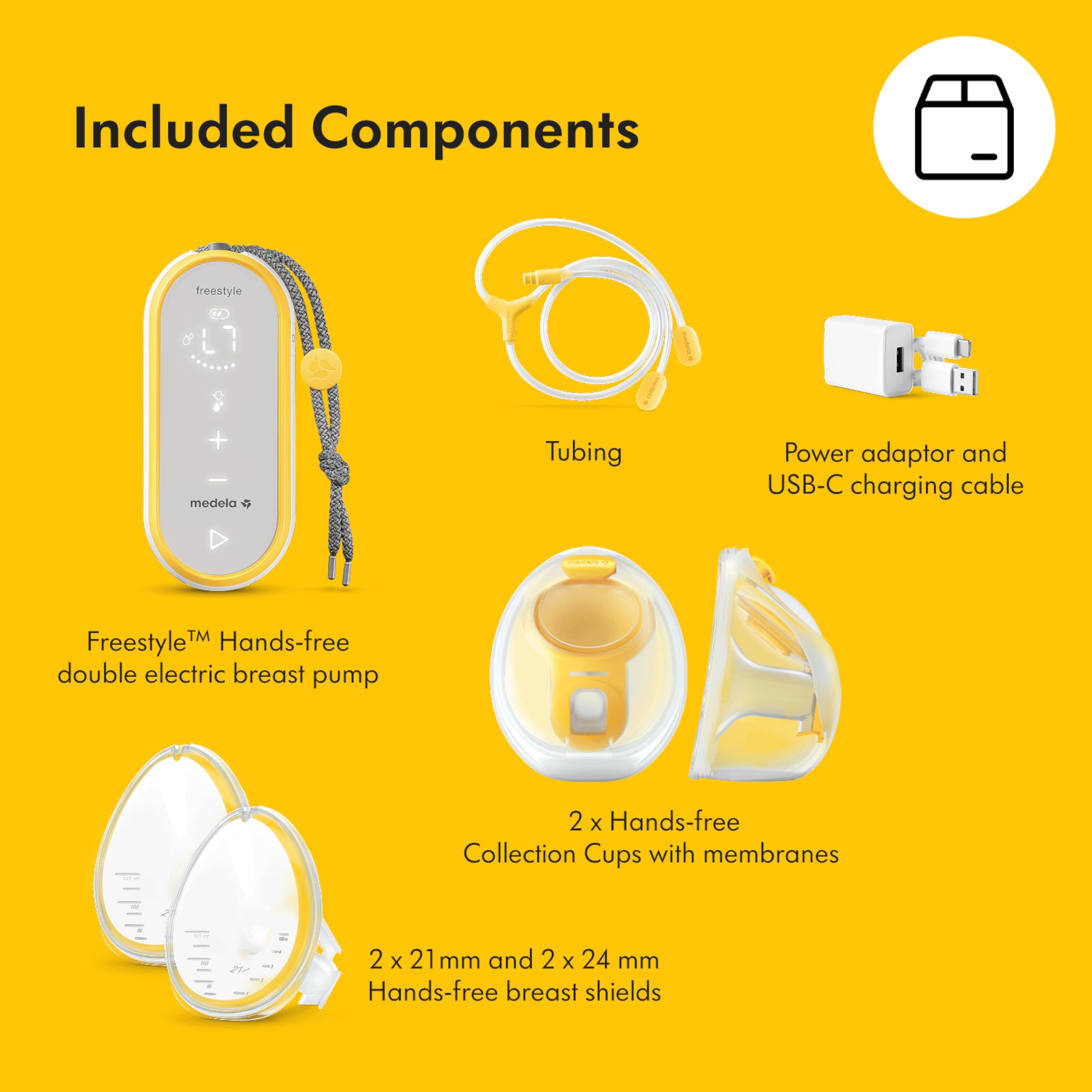 Medela pump in bra use showing discreet operation.