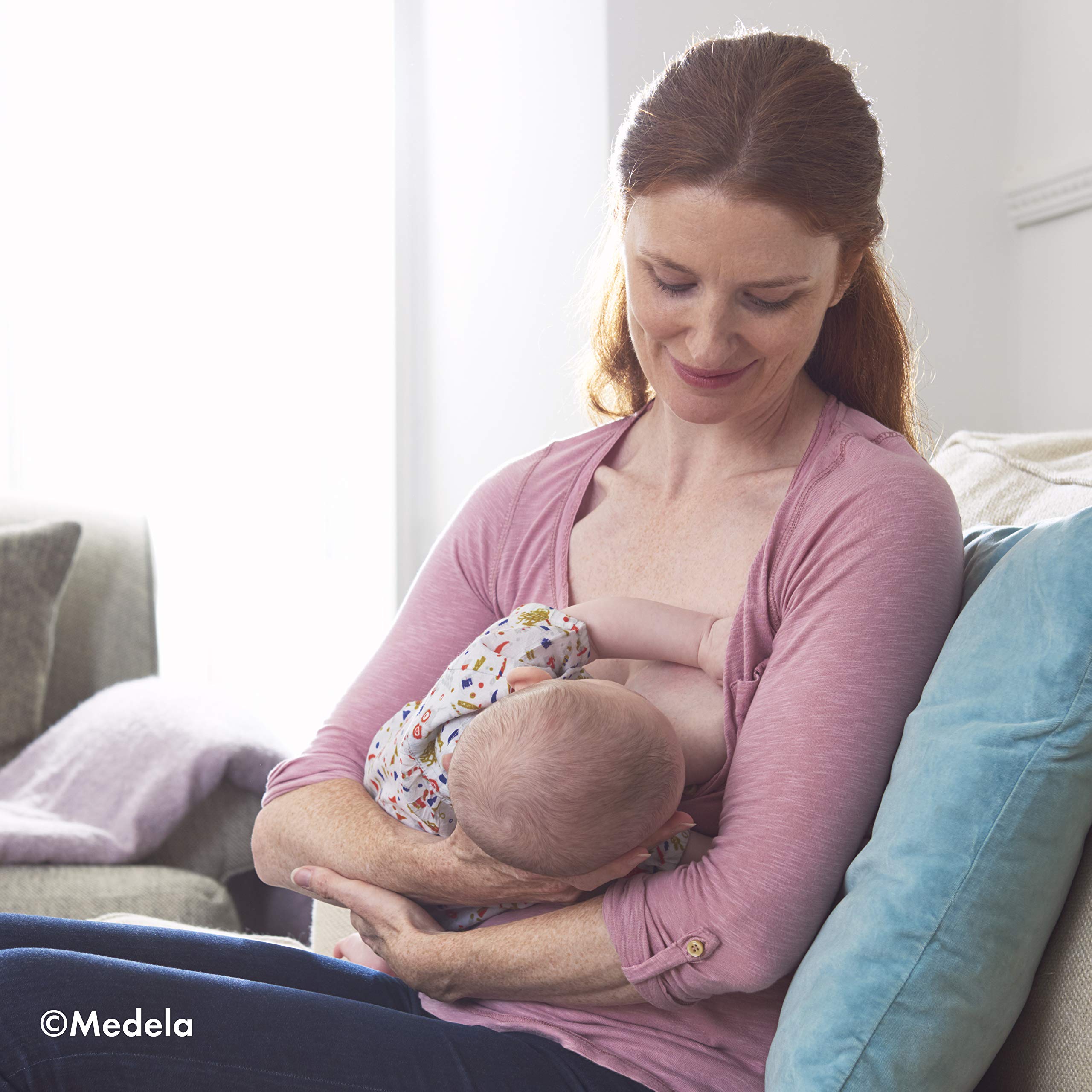 Medela Purelan 100 nipple cream packaging display to build trust and convenience.