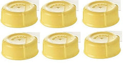 Medela solid lids yellow bottle lid secures 5oz/8oz bottles for storage and travel