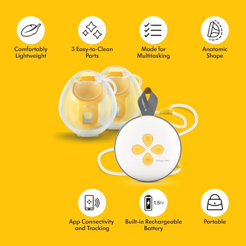 Medela Swing Maxi Hands-Free collection angle 105 demonstrates comfortable milk collection