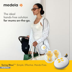 Medela Swing Maxi Hands-Free cups assembly highlights easy setup for daily use