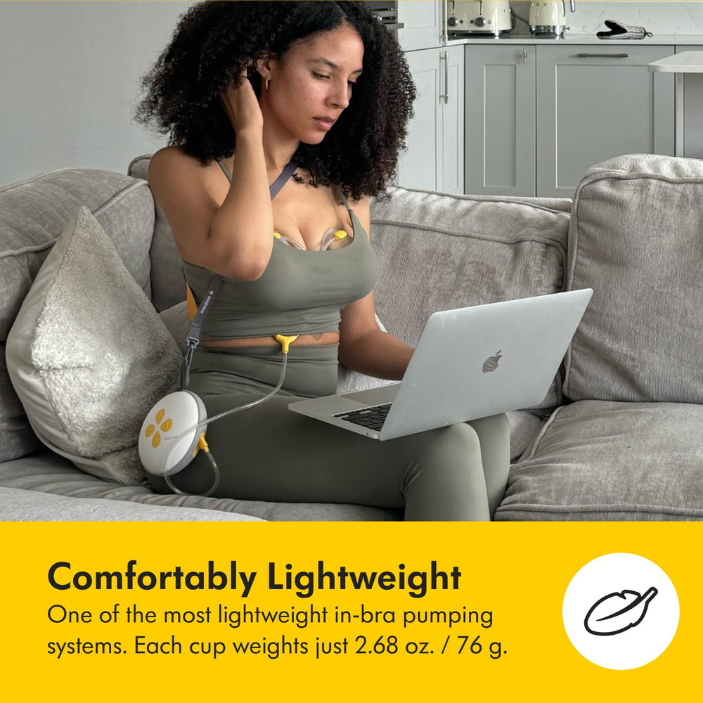 Medela Swing Maxi Hands-Free dishwasher-safe parts simplify cleaning after use
