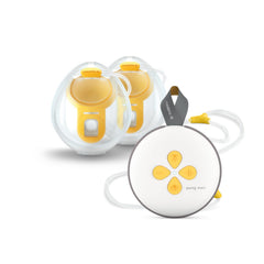 Medela Swing Maxi Hands-Free front view shows compact, discreet pumping solution