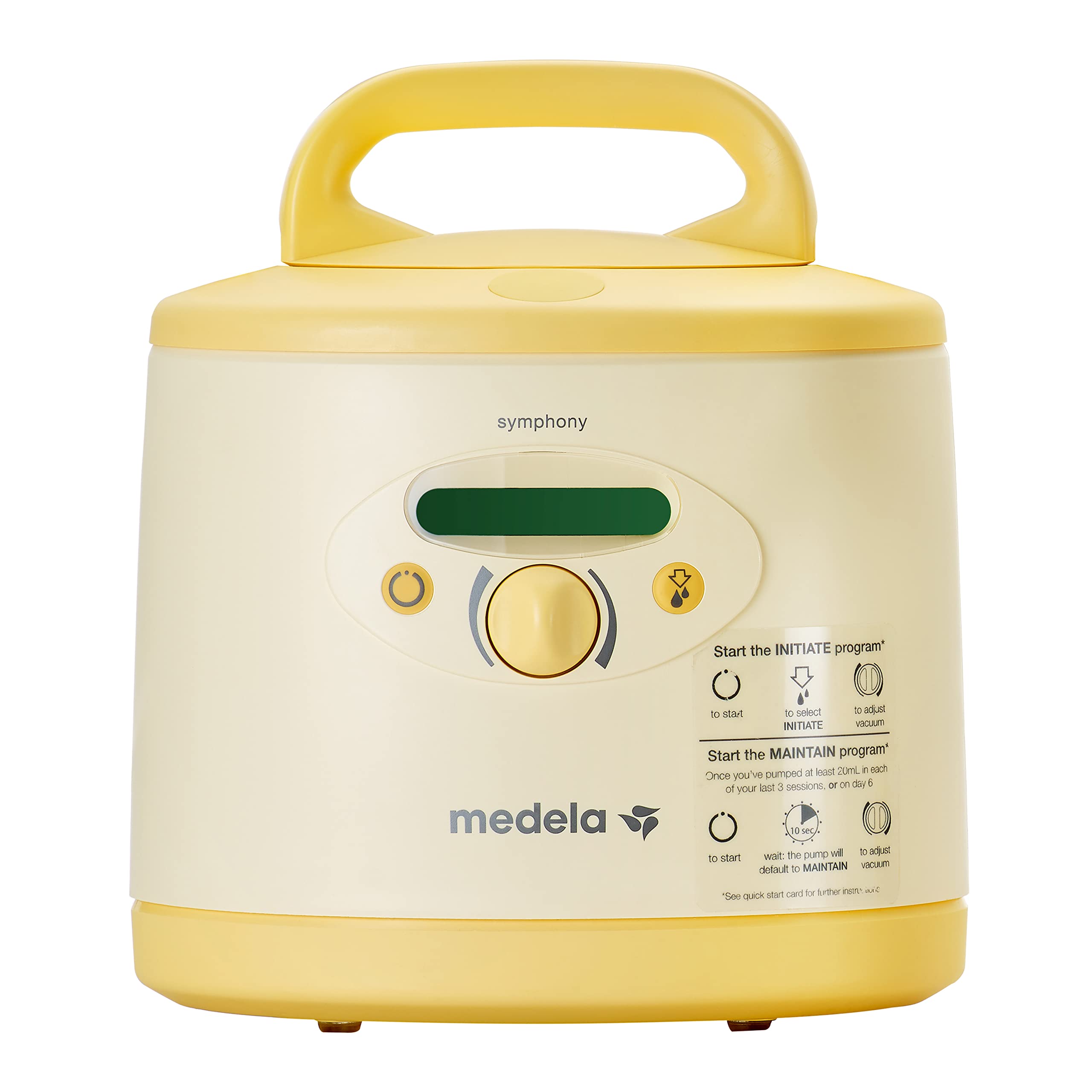 Medela Symphony Plus breast pump front view for home hospital-grade pumping.