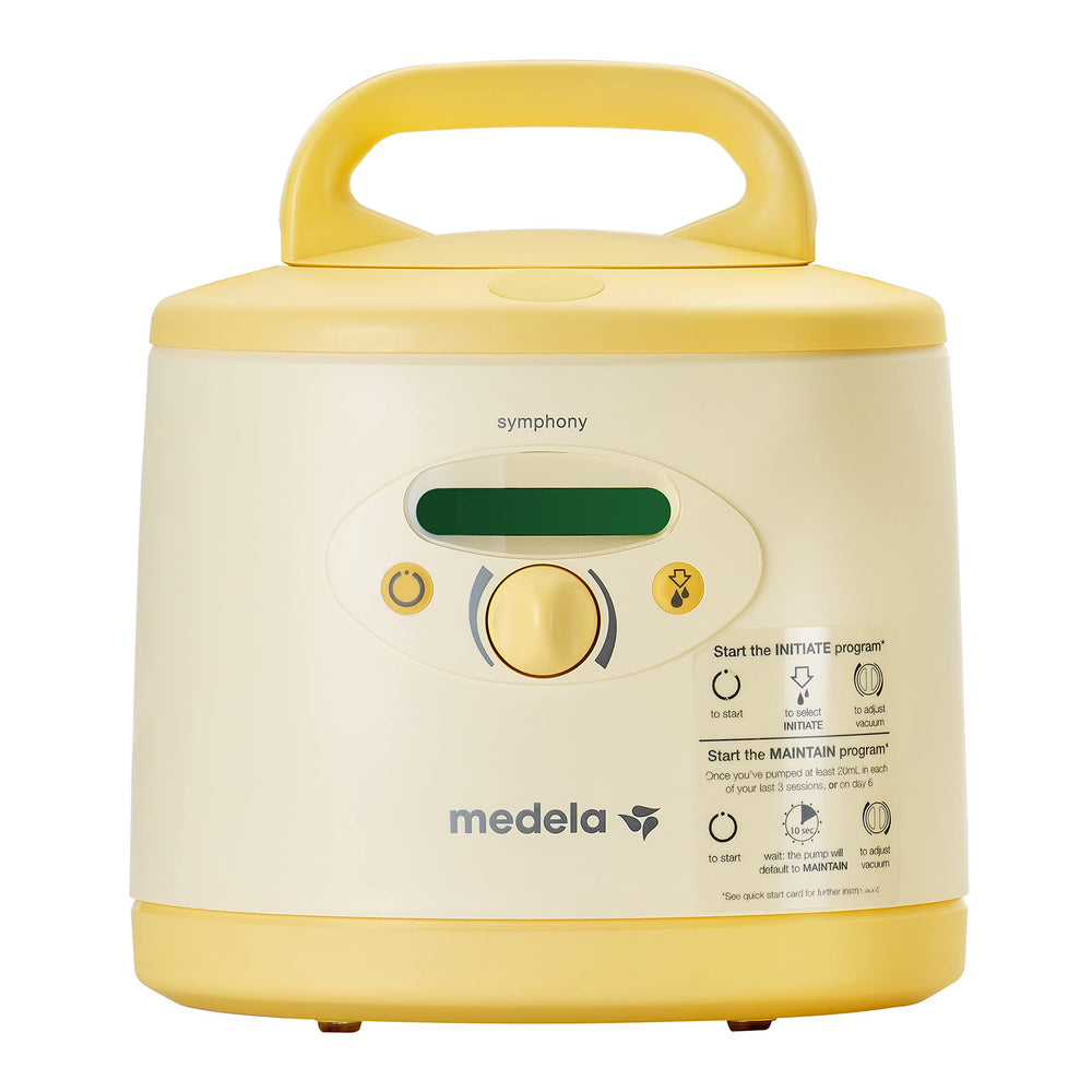 Medela Symphony Plus breast pump front view for home hospital-grade pumping.