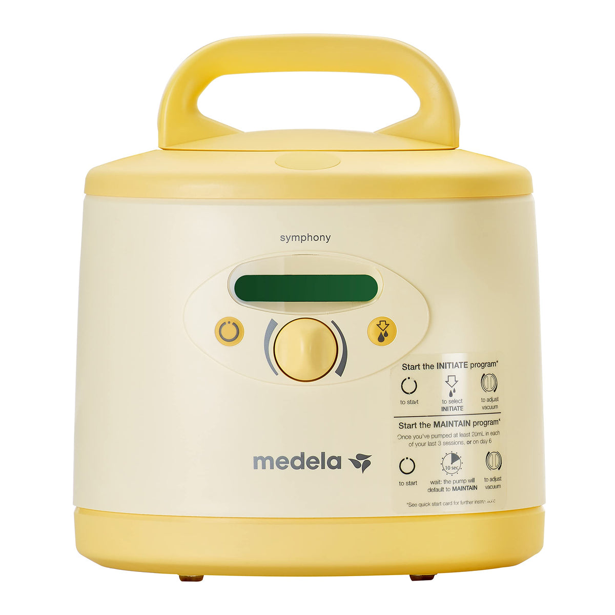 Medela Symphony Plus breast pump front view for home hospital-grade pumping.