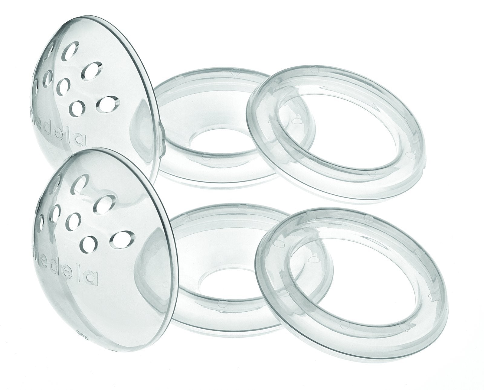 Medela TheraShells front view shows discreet, low-profile design for wear under clothing