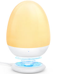 MediAcous night light front view showing safe, kid-friendly design and soft glow