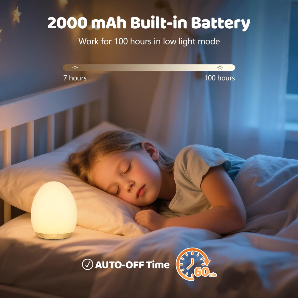 MediAcous 1-hour timer helps conserve energy after bedtime routines.
