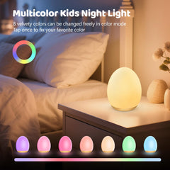 MediAcous night light top touch dimming for adjustable brightness.