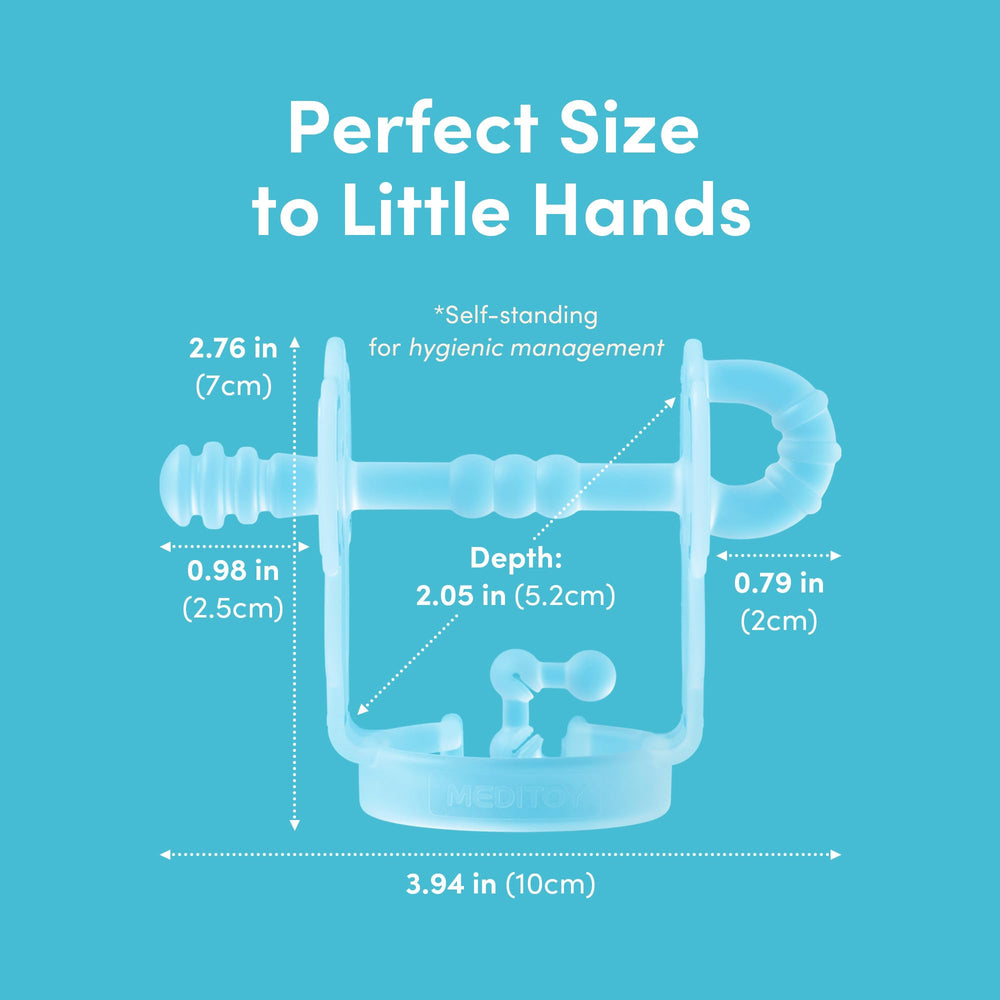 MEDITOY teether is easy to clean and sterilize for hygiene