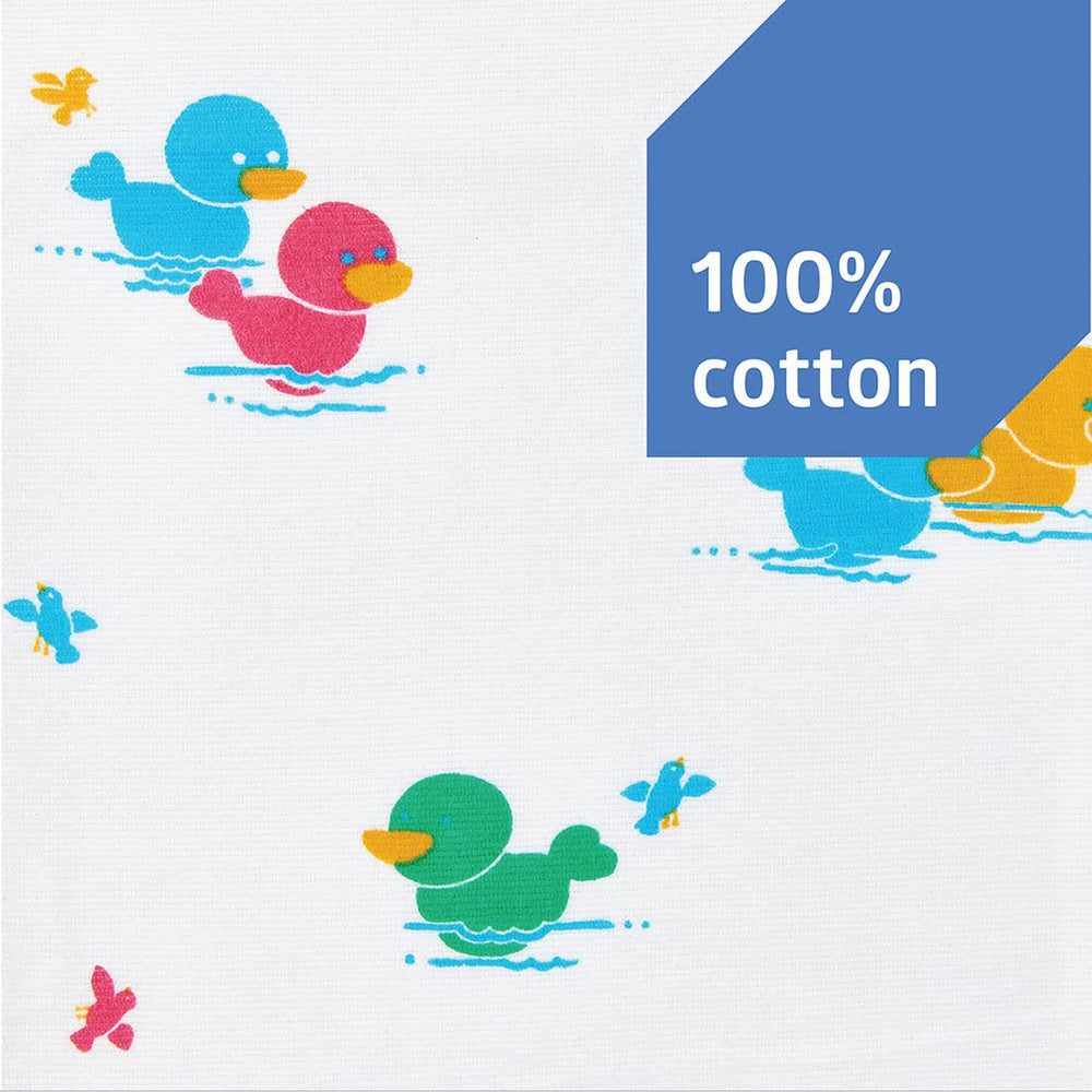 Medline baby blanket duck print heavy-weight fabric for warm cozy naps