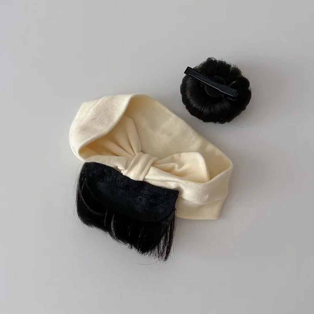 MEELYHOME bowknot wig elastic-secure band ensures stable wear without slipping