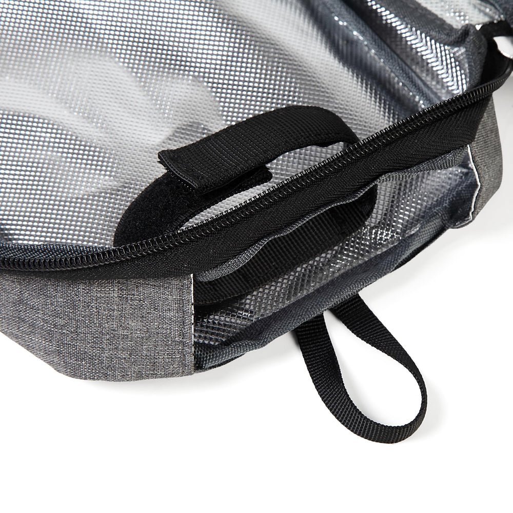 Meesyn insulated cover showing internal and external waterproof surfaces for easy cleaning