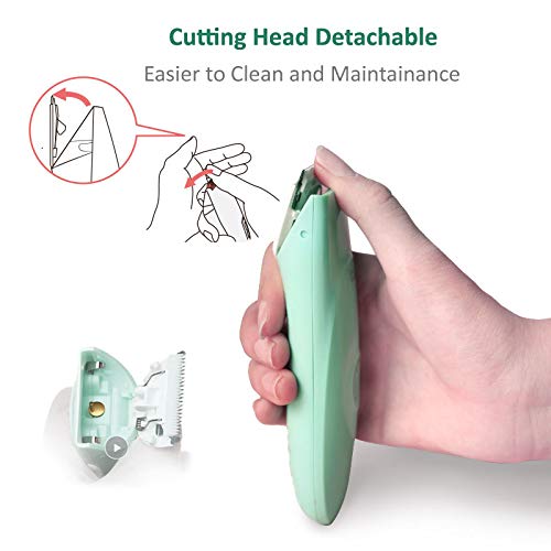 MEETCARE baby hair clipper USB charging supports flexible power.
