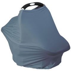 Meetjoy breathable car seat cover blue closeup highlights airy rayon blend for baby comfort.