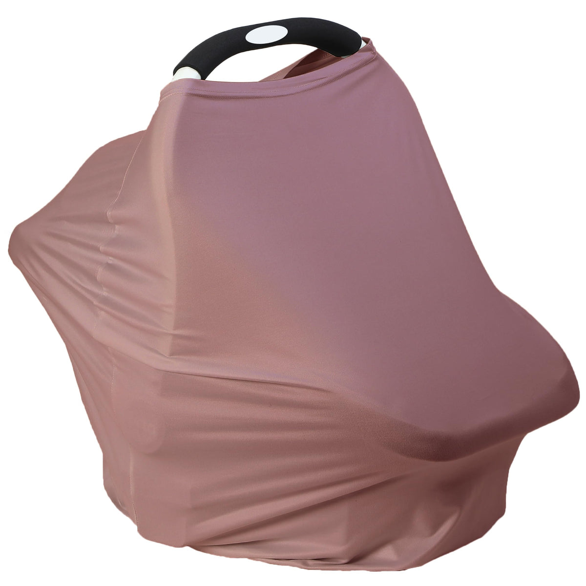 Meetjoy breathable car seat cover in blush shows soft rayon fabric for private breastfeeding