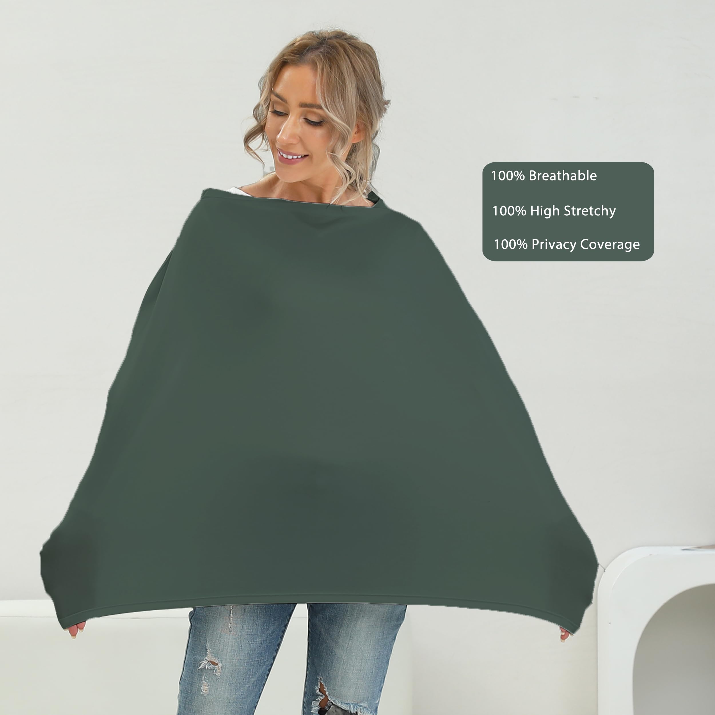 Meetjoy car seat canopy in Roman Green provides sun protection and light shielding