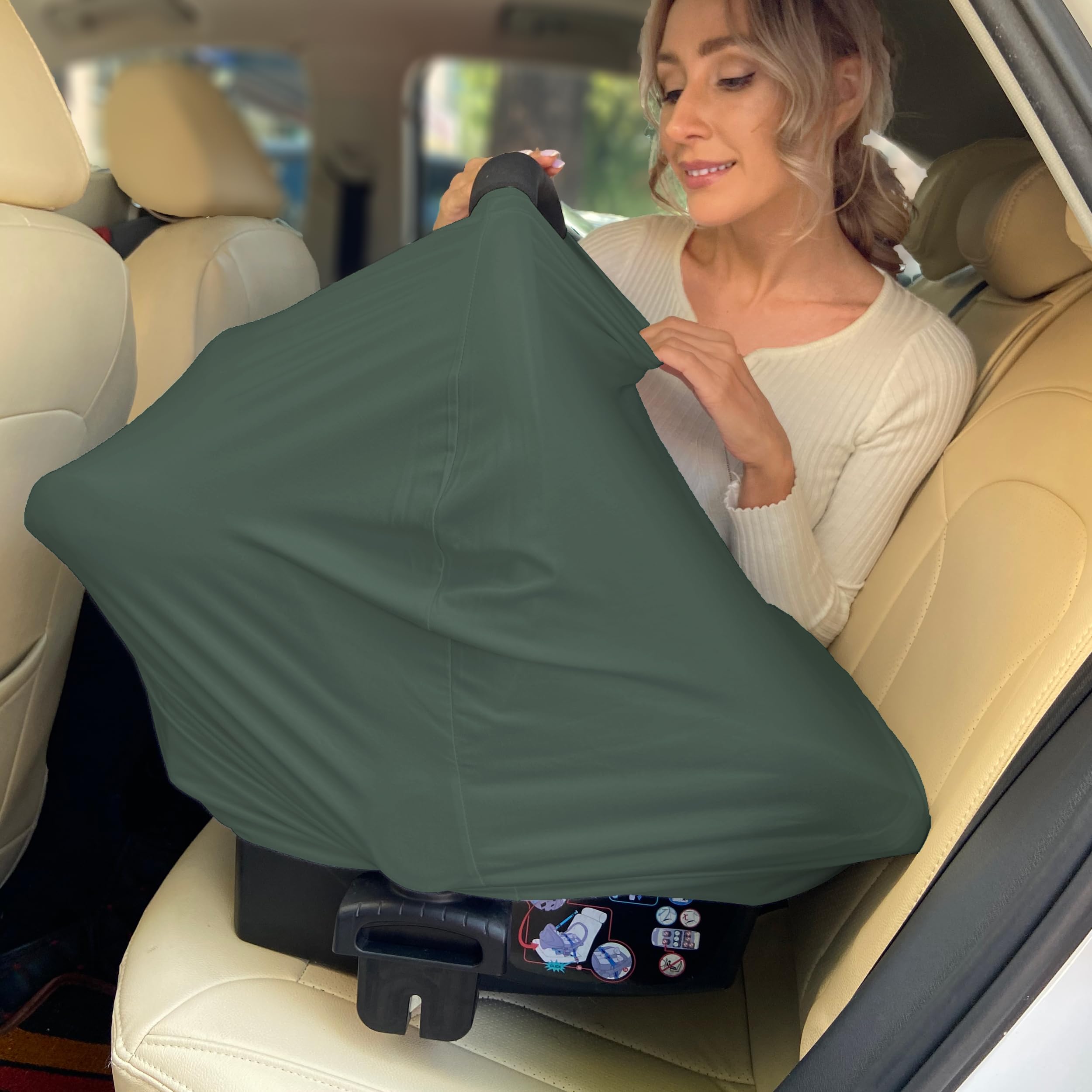Meetjoy shopping-cart cover keeps baby comfortable and guards against germs