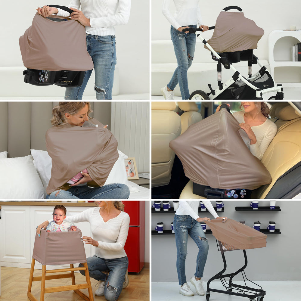 Meetjoy sun-shield stroller cover protects baby from sun and wind