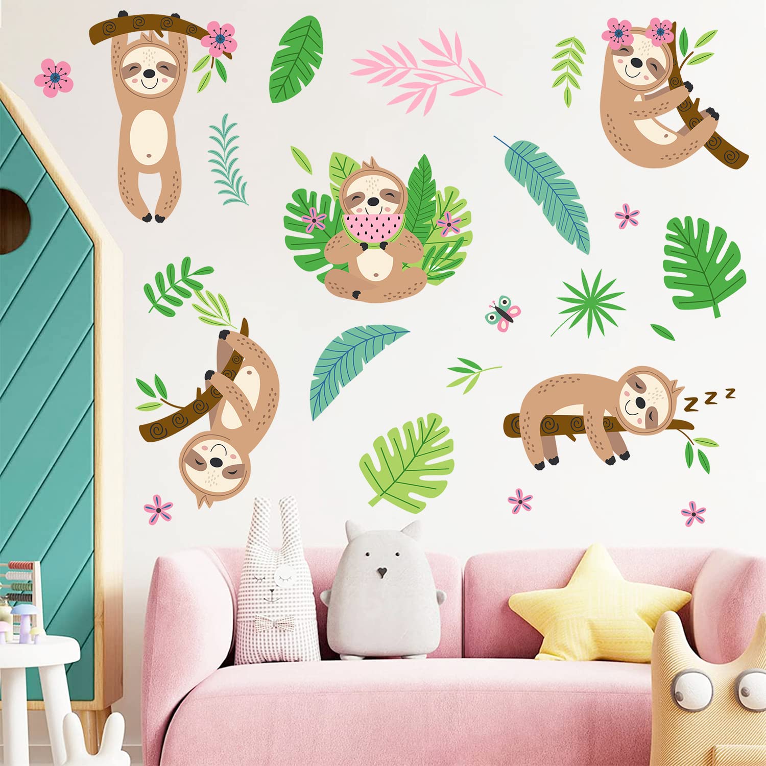 MEFOSS child room decor wall art sticks easily to smooth surfaces