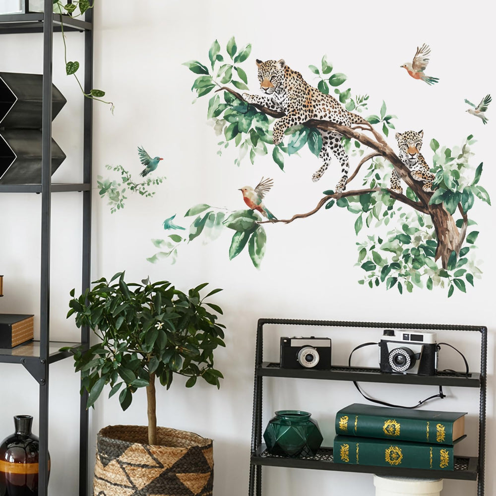 MEFOSS easy-to-apply wall stickers require no tools and are repositionable