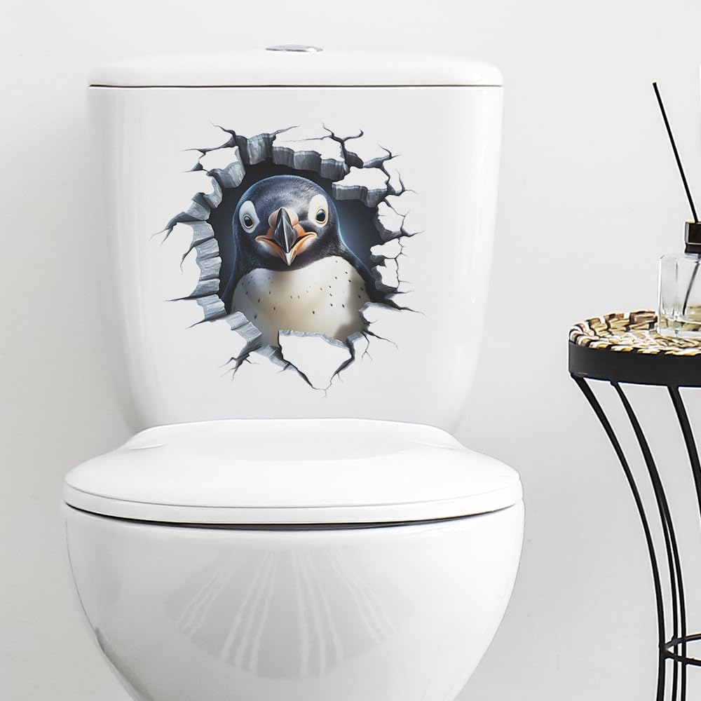 MEFOSS kids room decor penguin offers easy DIY placement