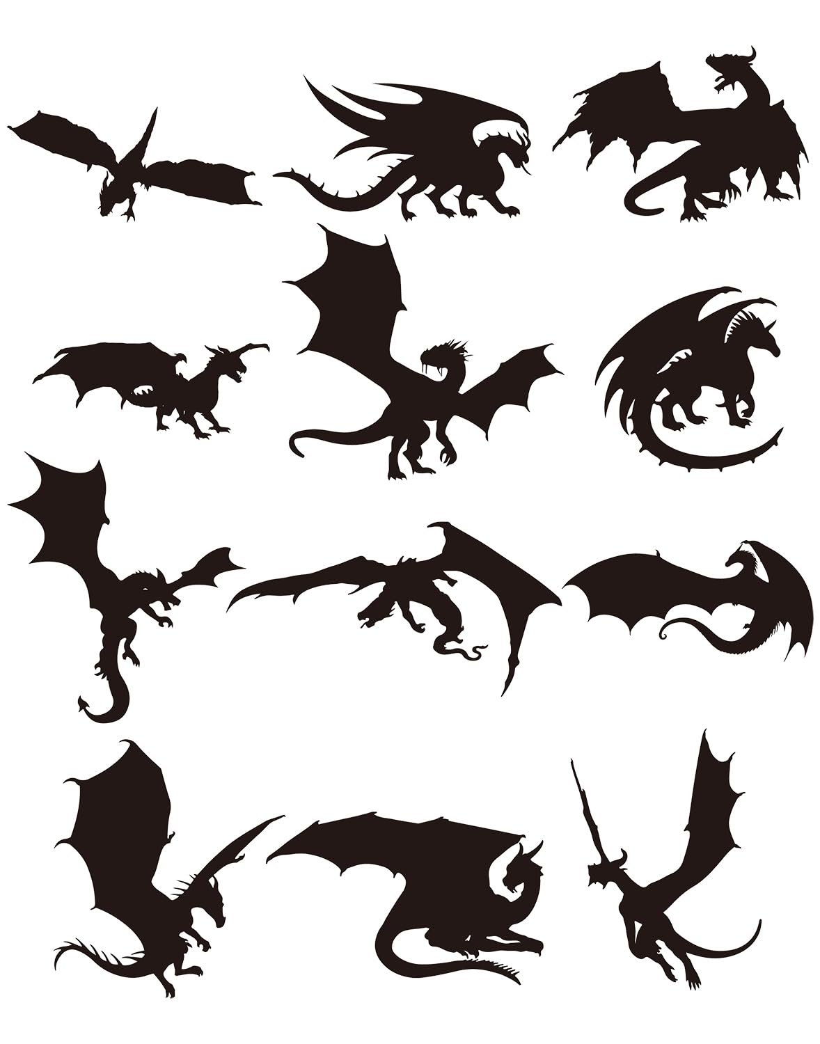 MEFOSS kids room dragon decal decorating a playful learning corner