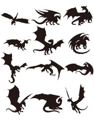 MEFOSS kids room dragon decal decorating a playful learning corner