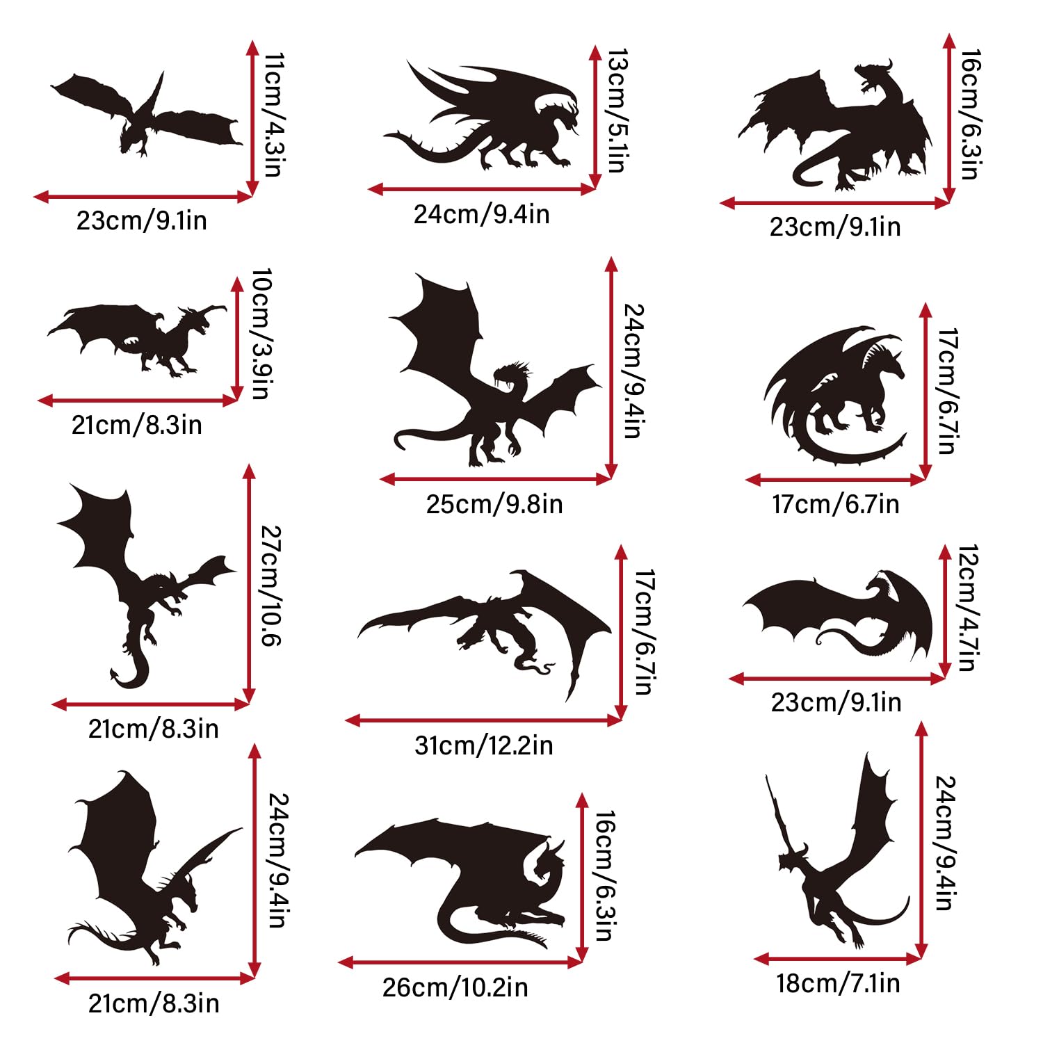 MEFOSS living room dragon decal adds whimsical charm to a shared space
