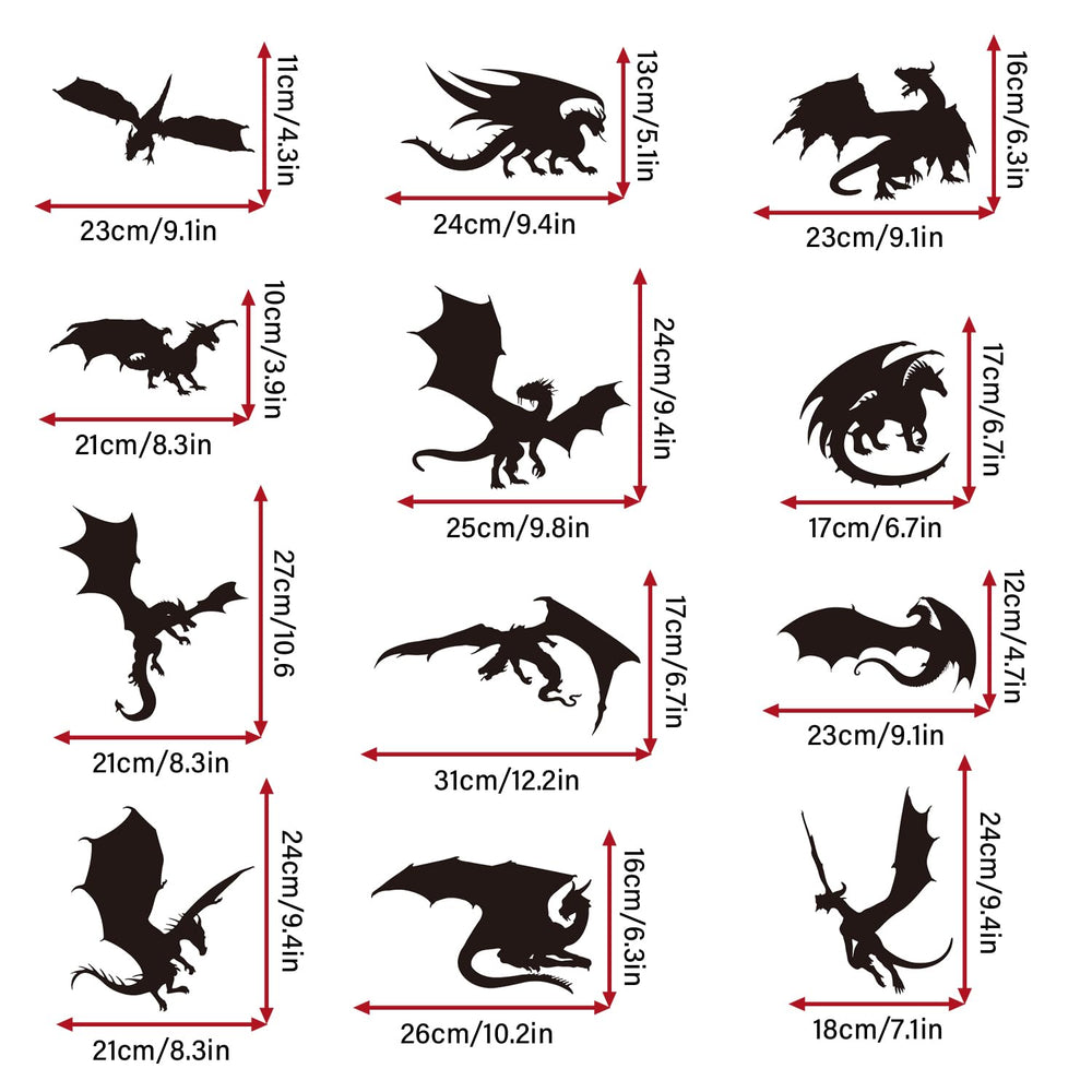 MEFOSS living room dragon decal adds whimsical charm to a shared space