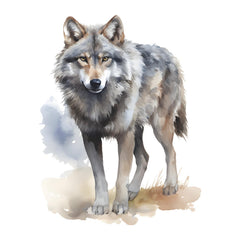 MEFOSS wolf wall decal assembly DIY demonstrates easy decorating