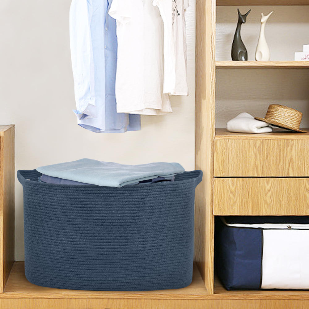 MEGASKET collapsible design folds flat for convenient secondary storage.