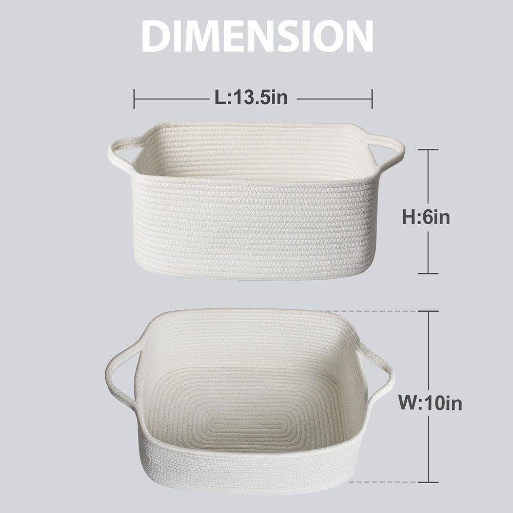 MEGASKET gift-ready cotton rope basket displayed as a thoughtful present option.
