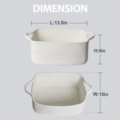 MEGASKET gift-ready cotton rope basket displayed as a thoughtful present option.