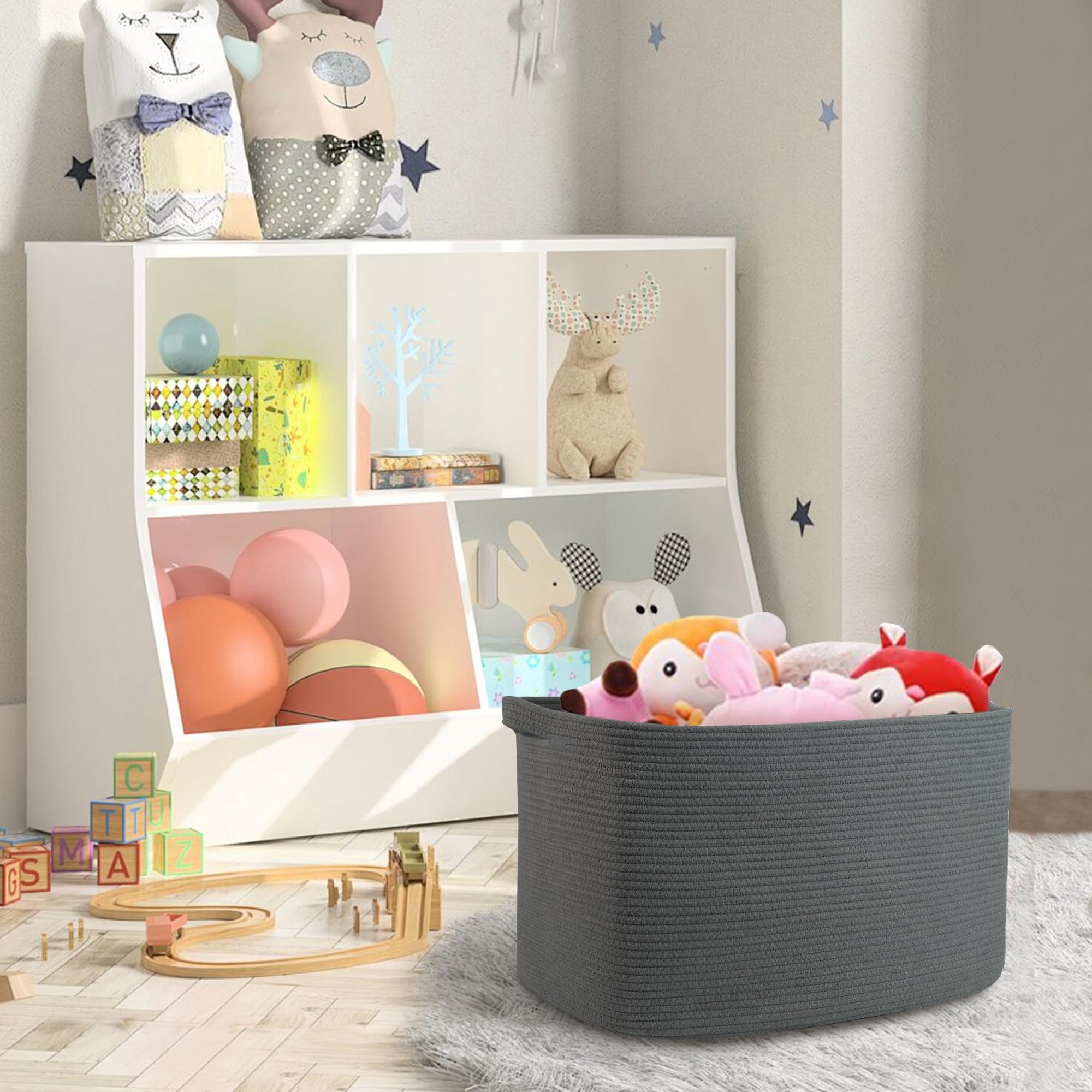 MEGASKET laundry basket open top ready for heavy loads