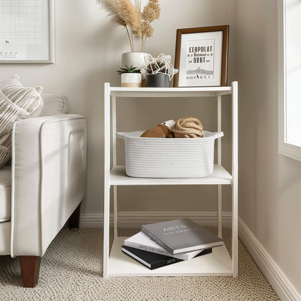 MEGASKET nursery organizer bin ideal for diapers, wipes, and small essentials.