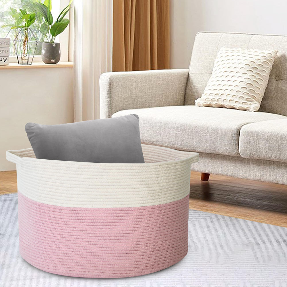 MEGASKET cotton rope material basket safe for baby areas