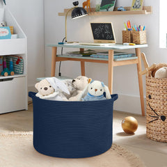 MEGASKET toy and blanket storage bin keeps nursery organized
