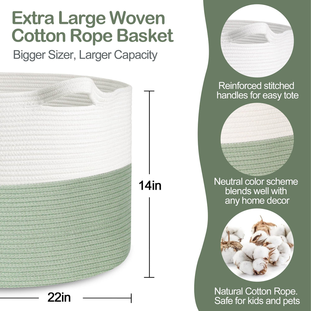 MEGASKET toy-storage-bin-green keeps toy clutter organized for easy access.