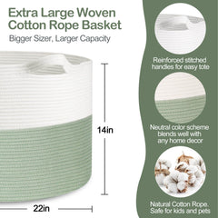 MEGASKET toy-storage-bin-green keeps toy clutter organized for easy access.