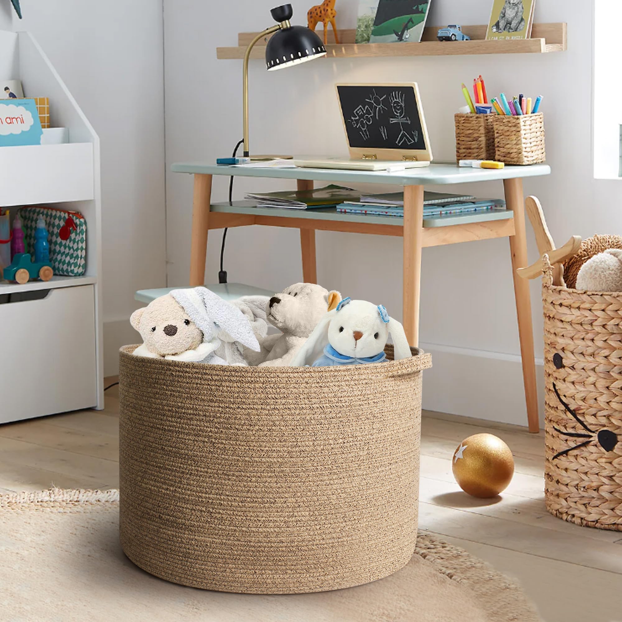 MEGASKET versatile basket for laundry duties, folds flat for transportation.